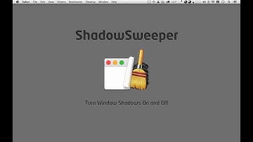 ShadowSweeper for Mac OS X by Irradiated Software