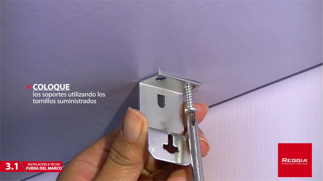 Cortina enrollable Minifast: instalación sin tornillos