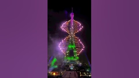 Eiffel Tower Light show | France Bestille Day | Fireworks |