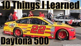 10 Things I Learned at the Daytona 500