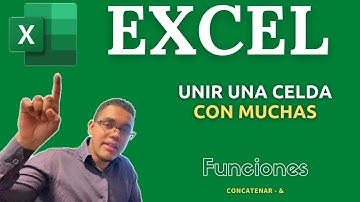 Unir (Concatenar)  palabra con múltiples celdas con Excel, para que al cambiar las actualice todas.