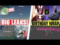 NEW FREE Fortnite Birthday Wraps! Starwars Glider Leak, VENOM/Black Panther SKIN Leak & MAP CHANGES!