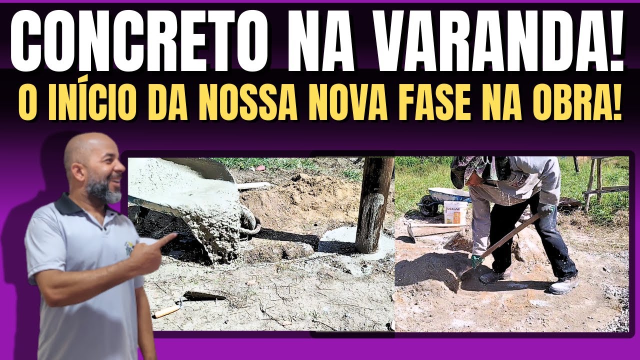 Fundação Forte: Construindo o Alicerce da Nova Varanda da Fazenda!