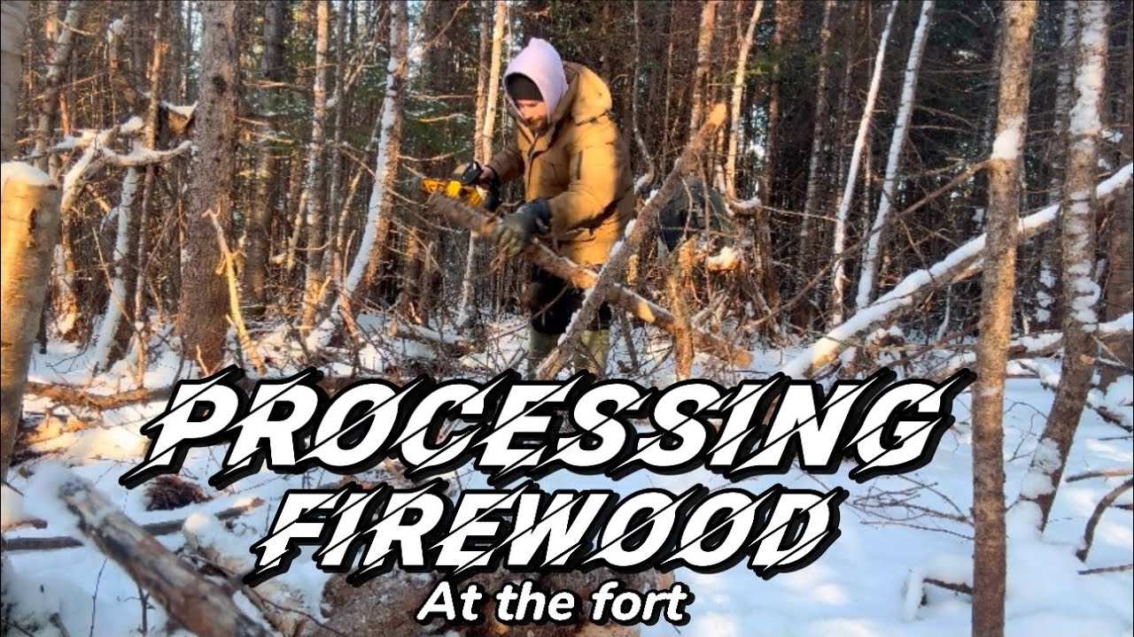 Processing firewood - YouTube