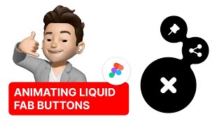 Animating liquid fab buttons in figma. Figma Animation. Figma Tutorial.