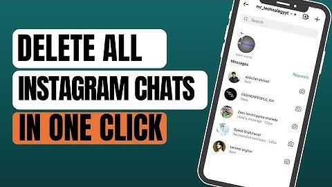 How to Delete All Instagram Chats at Once (2023) | Delete Instagram Chats in One Click
