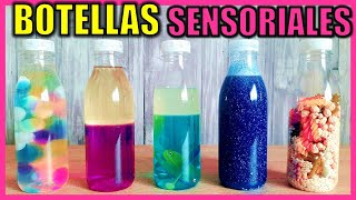 ✅ Cómo Hacer 5 BOTELLAS SENSORIALES para Calmar a los NIÑOS 👶 (Fácil y Rápido)