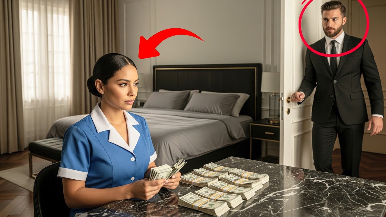 Ella pensó que limpiaba SOLA, pero El JEFE DE LA MAFIA estaba escondido y lo que vio cambió todo...