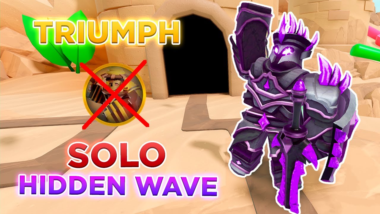 Solo Buffed Hidden Wave without Swarmer Triumph || Roblox Tower Defense Simulator