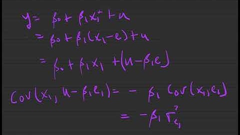 Linear Econometrics: Classical Measurement Error