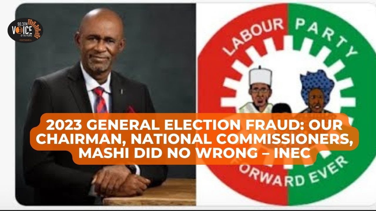 2023 General Election Fraud: Our Chairman, National Commissioners, Mashi did no wrong – INEC