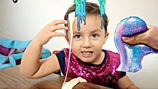 Yüsra Playground Fun Slime Challenge لعب مباريات الشوارع والوحل