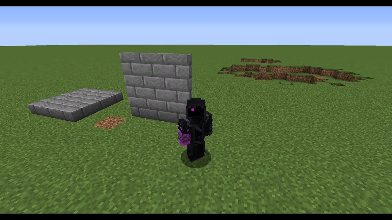 Comment faire un mur de dalles sur Minecraft ! - YouTube