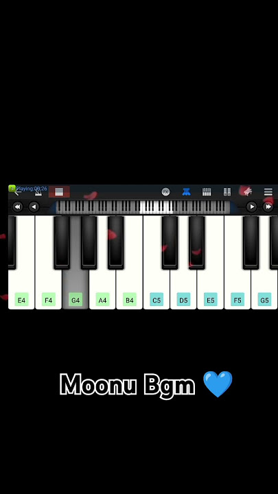 moonu bgm piano || #treanding #dhanush #moonubgm #shorts #viralshort #keyboard ta