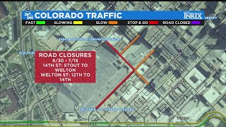 Denver Traffic Alert: Road Closures In Place Downtown Ahead Of MLB All-Star Week