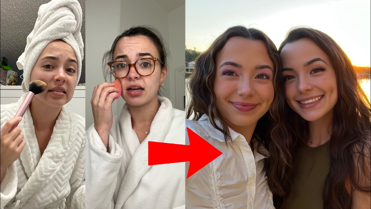 Kontrovers Flyselskaber lejlighed Double Date Night Get Ready With Me - Merrell Twins - YouTube