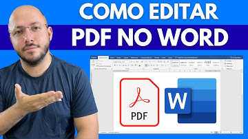 COMO EDITAR um ARQUIVO PDF no MICROSOFT WORD - PASSO a PASSO