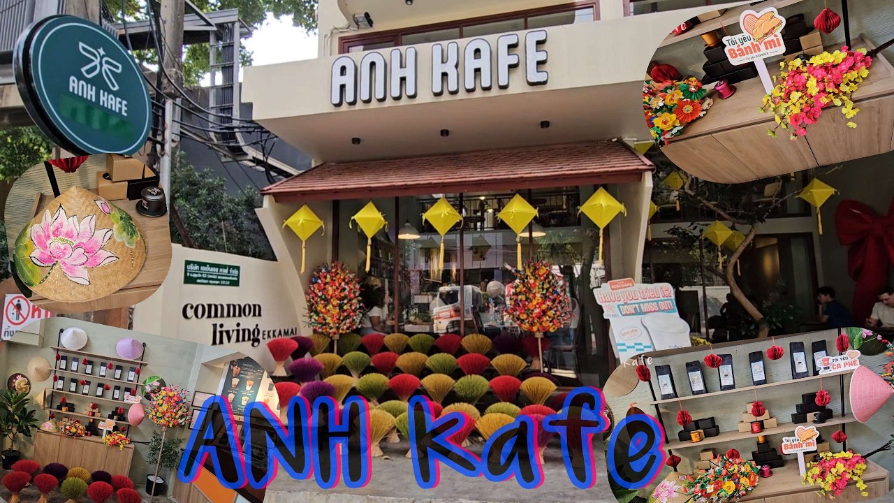 💖 ANH Kafe ✥ Authentic Vietnamese Vibes @ Ekkamai 🫶Vietnamese Coffee In Bangkok#ekkamai #bangkokcafe