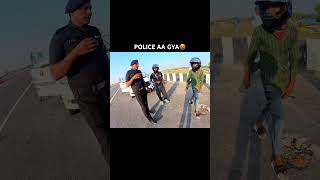 Police aa gya🤬 #motovlog  #ktmlover #bikelover #blogger #bikeriding #duke200 #ns125 #pulsarn250
