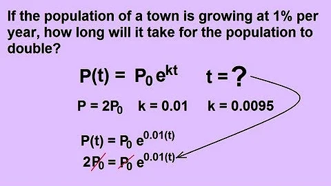 Algebra - Exponential Growth and Decay Word Problems (3 of 7) Population Growth - DayDayNews