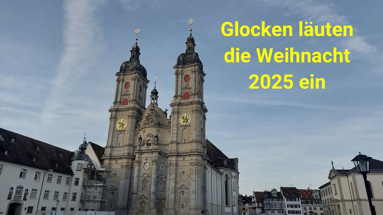 Glocken läuten die Weihnacht 2025 ein