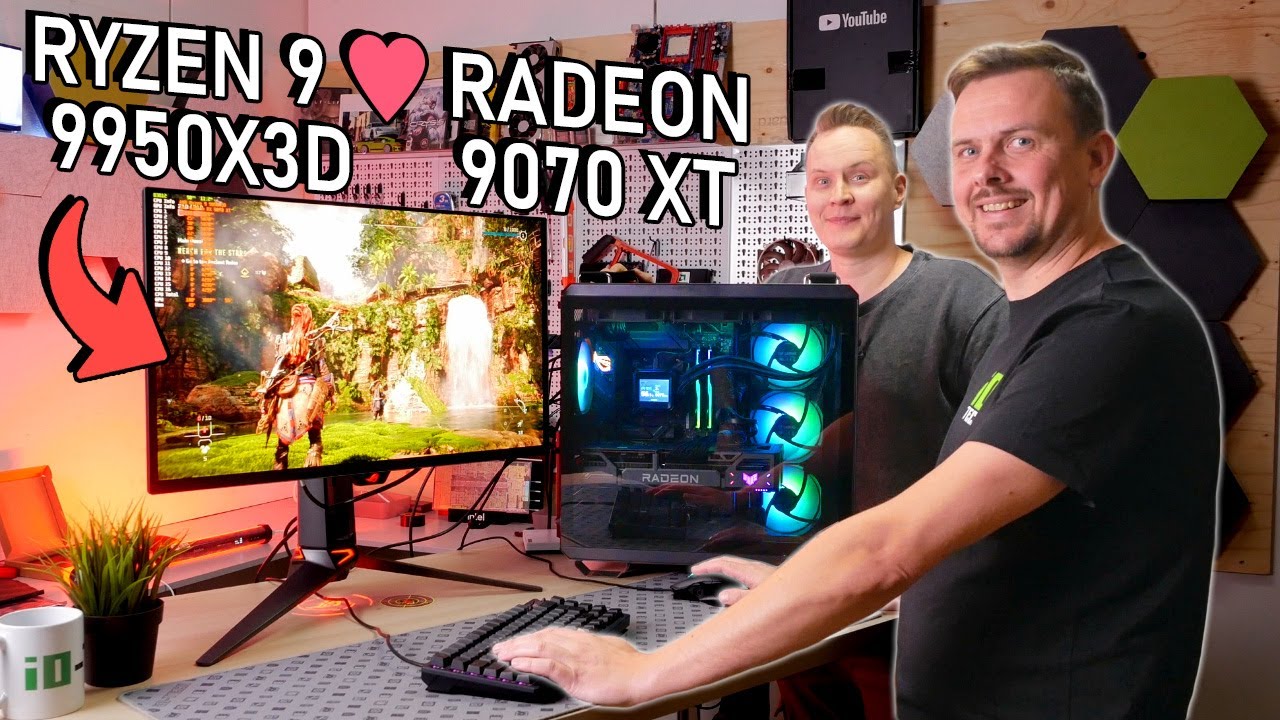 KASATAAN 2800€ AMD-TYKKI-PC! (Ryzen 9 9950X3D + Radeon RX 9070 XT)