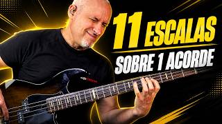 11 SCALES for IMPROVISING on a DOMINANT CHORD (Electric Bass)
