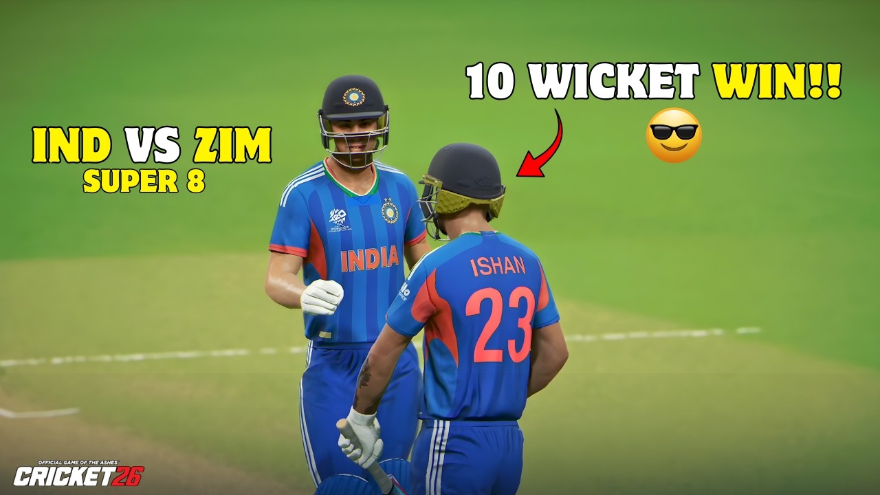 🔥Ishan - Abhishek Power Hitting!! IND vs ZIM (Super 8)  | Cricket 26