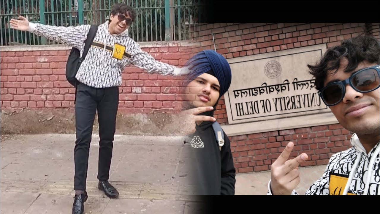 UNIVERSITY OF DELHI !!! NORTH CAMPUS TOUR !!!  😄😏