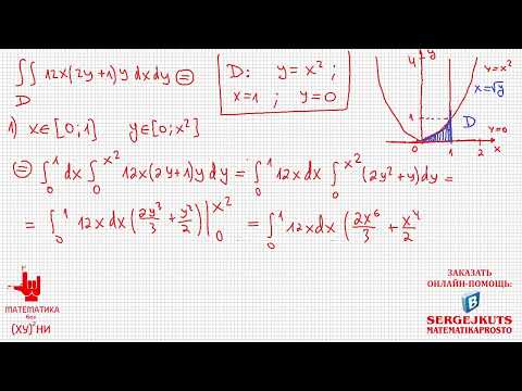 Математика без ху!ни. Двойной интеграл, вычисление двумя способами.
