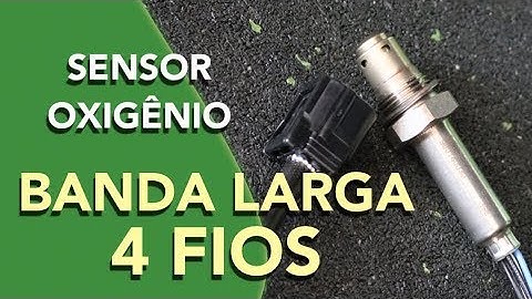 SENSOR OXIGÊNIO BANDA LARGA 4 FIOS A/F  - FUNCIONAMENTO E TESTES