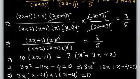 Factorial Notation - Examples