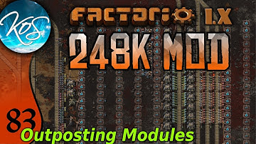 Factorio 248k Mod 83 - MODULE OUTPOST! - Tips & Tricks