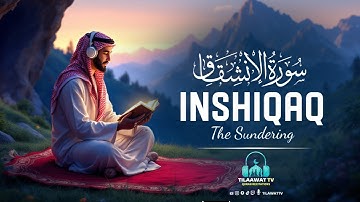 Surah Al-Inshiqaq (سورة الإنشقاق) | STUNNING VOICE | Tilaawat TV