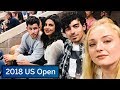 Priyanka Chopra, Nick Jonas, Gigi Hadid, Bella Hadid, Joe Jonas, Sophie Turner at U.S. Open 2018