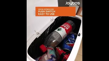 Joybos® 3.7 Gallon  Slim Trash Can with Press Type Big Lid