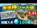 【マイクラ神シード値】初期スポダイヤ大量!レアアイテムもザックザク!?初心者におすすめの神シード値紹介!【マイクラ統合版1.21】#マイクラ #シード値 #minecraftseeds