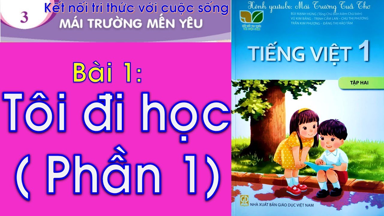 Giáo án bài tôi đi học | Tiếng Việt lớp 1 Tập 2 | Bài 1 Tôi đi học | Kết nối tri thức với cuộc sống