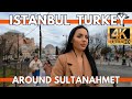 Istanbul turkey 2024 sultanahmet 26 march 4k walking tour ultrahagia sophiablue mosque