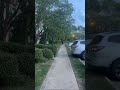 Artist enjoys a casual stroll while letting you listen to the raw vocals of his unreleased track