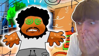 splatman reacts to | CoryxKenshin, but he samurai sliced the context! |