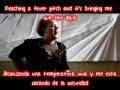 Adele - Rolling in the deep (Ingles - Español)