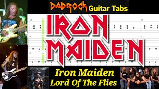 Lord Of The Flies - Iron Maiden - Guitar + Bass TABS Lesson (Request)
