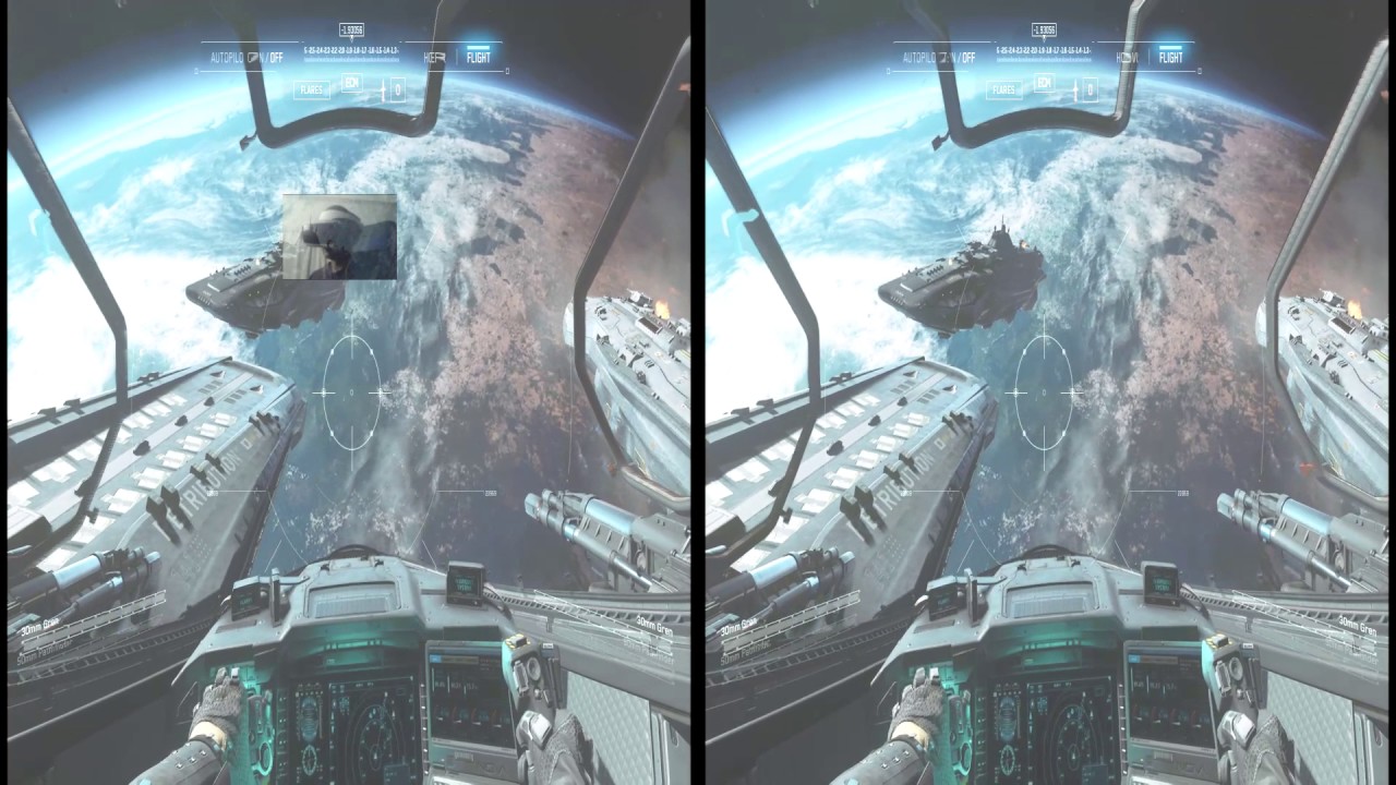 Call of Duty Infinite Warfare VR play PC VR PlayStation VR full screen