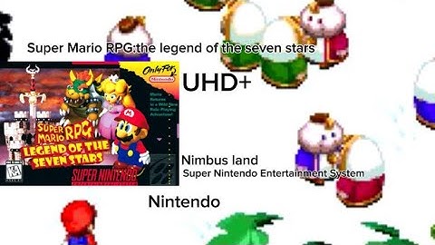 Nimbus land - Super Mario RPG - SNES - Nintendo - UHD+