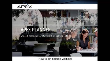 Apex Planner - How to set Section Visibility