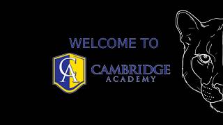 Welcome To The Cambridge Academy Youtube Channel