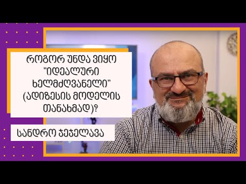 როგორ უნდა ვიყო \"იდეალური ხელმძღვანელი\" (ადიზესის მოდელის თანახმად)? - სანდრო ჯეჯელავა