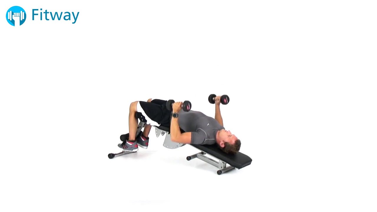 How To Do: Dumbbell Bench Press - Decline Neutral Grip | Chest Workout ...