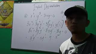 Differential Calculus - Implicit Differentiation Wealth